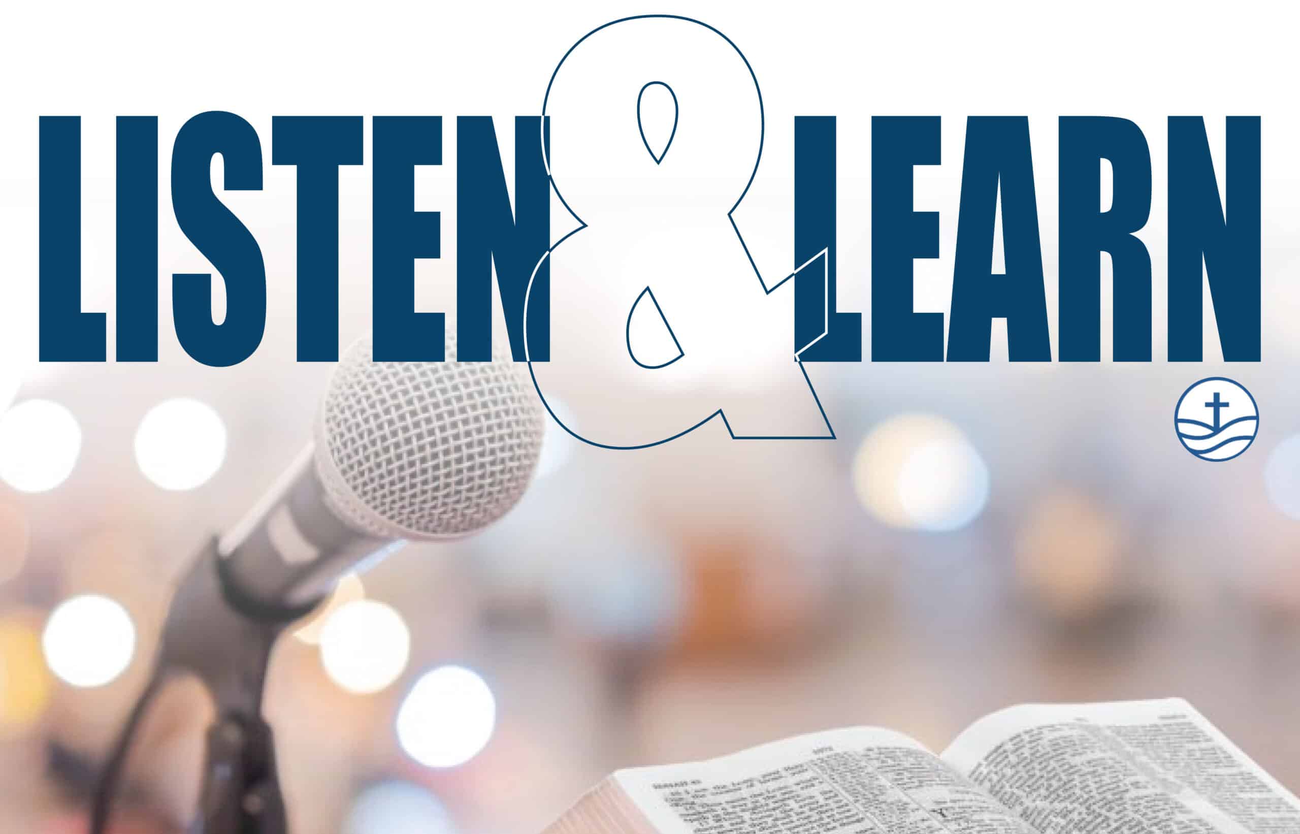 Listening and learning at New Albany United Methodist Church, community faith and worship services.