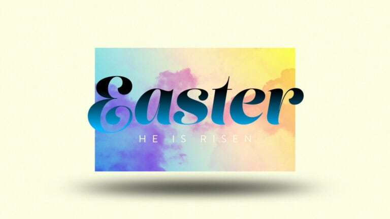 Easter 2023 at New Albany United Methodist Church, celebrating the resurrection of Jesus Christ.